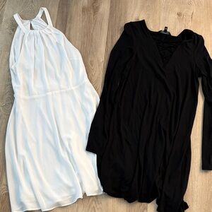 EXPRESS dress bundle size XS/0 black white minimalist neutral work office
